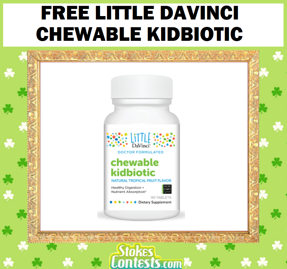 Image FREE Little DaVinci Chewable Kidbiotic