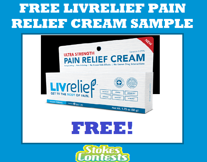 Image FREE LivRelief Pain Relief Cream