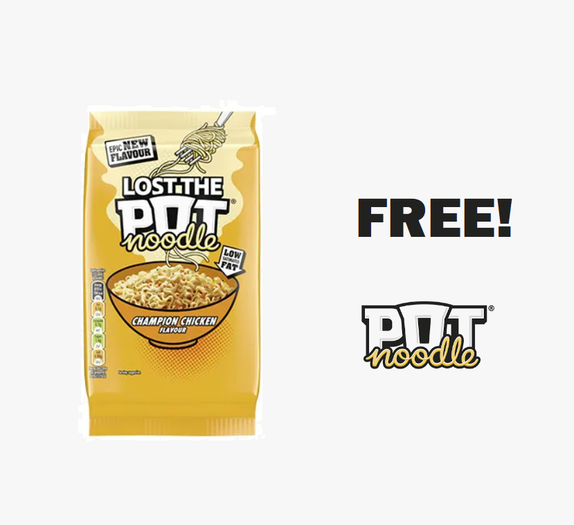 Image FREE Pack of Lost The Pot Noodles