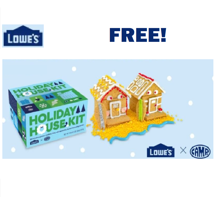 Image FREE Holiday House Activity Kit and MORE! @Lowe's