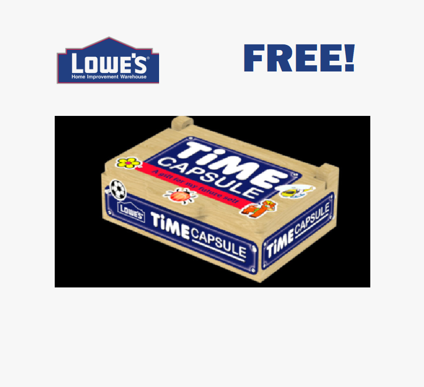 Image FREE Time Capsule Build Kit at Lowe’s