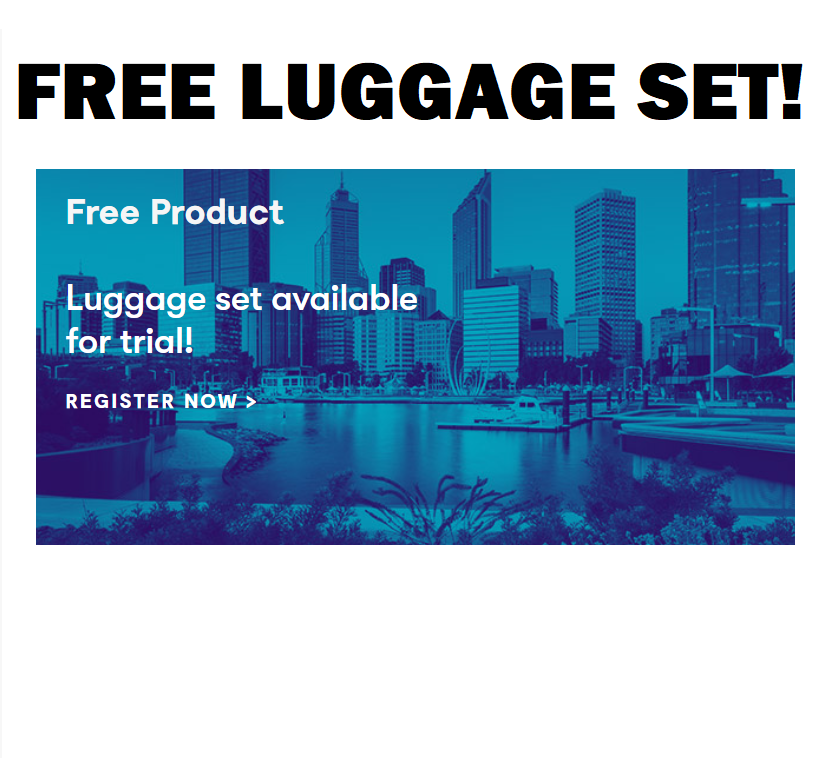 Image FREE Luggage Set.