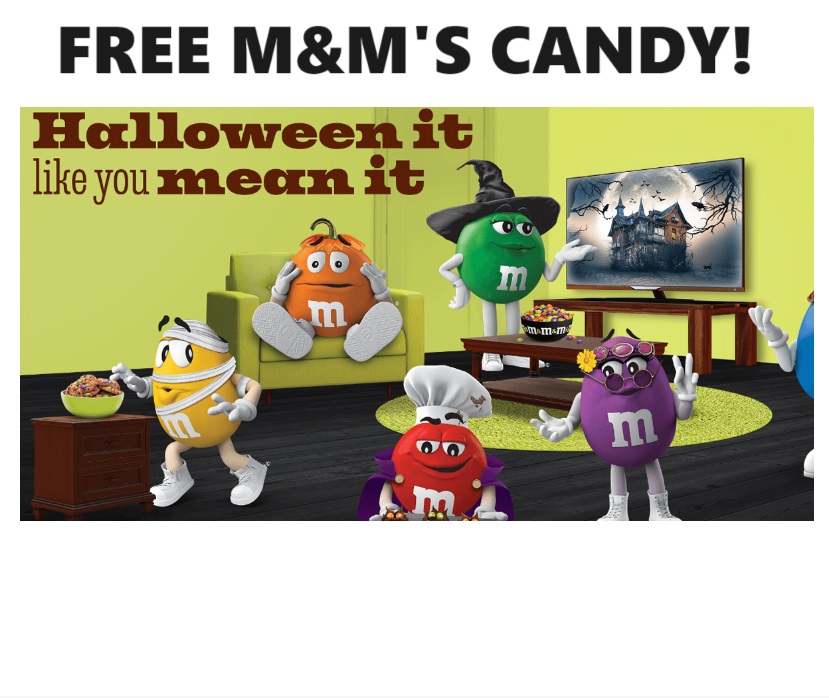 Image FREE M&M’S Candy on Halloween