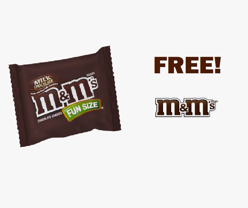 Image FREE M&M's Milk Chocolate Candy