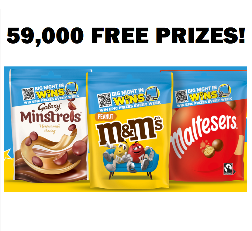 Image FREE Maltesers, M&M's, Skittles & MORE!