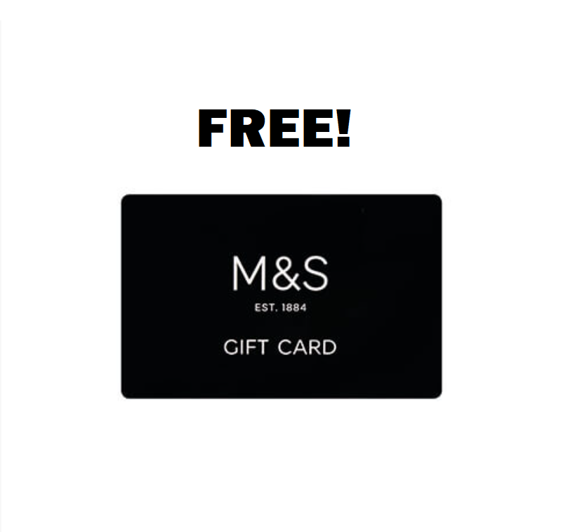 Image FREE £10 M&S Gift Card