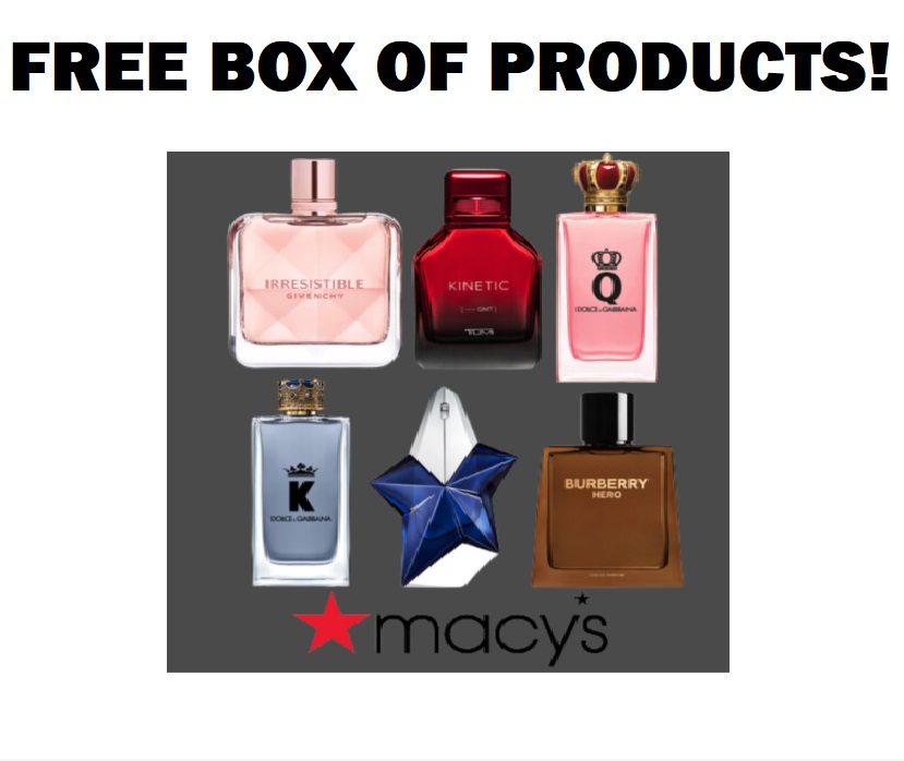 Image FREE Macy’s Fragrance Sample BOX no.3