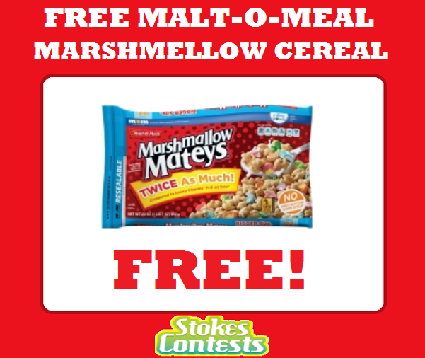 Image FREE Malt-O-Meal Marshmallow Mateys Cereal TODAY ONLY!