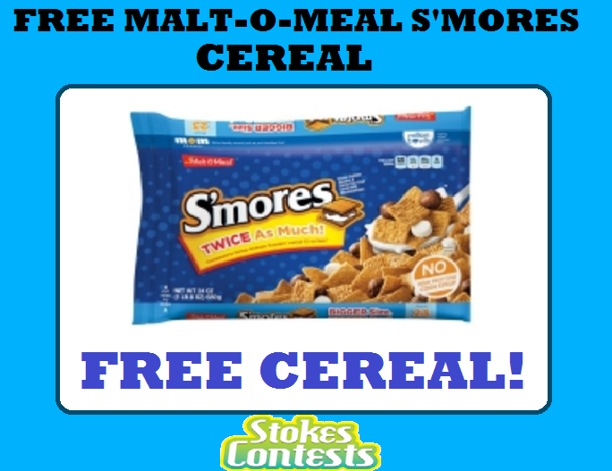 Image FREE Malt-O-Meal S'mores Cereal TODAY ONLY!