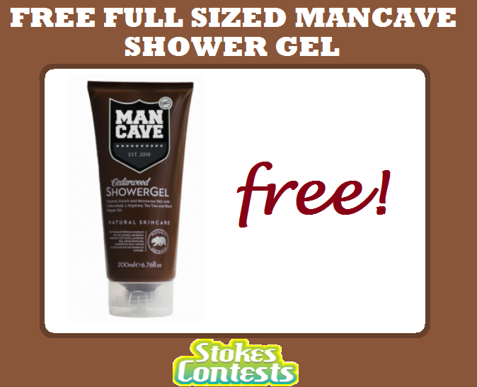 Image FREE Full-Sized ManCave Shower Gel