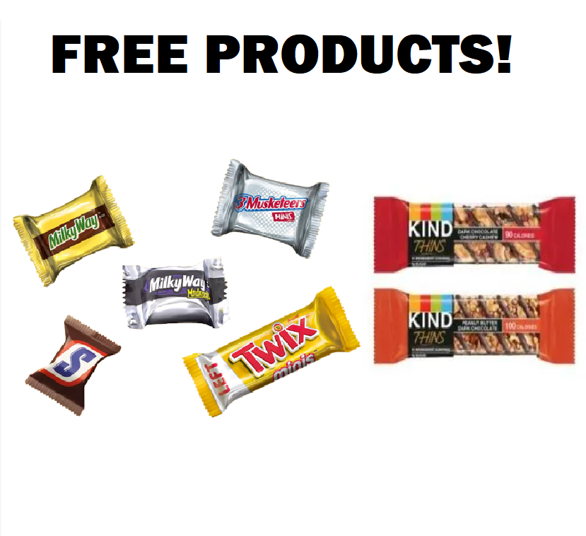 Image FREE Mars Chocolate Minis Or Kind Thins Bars