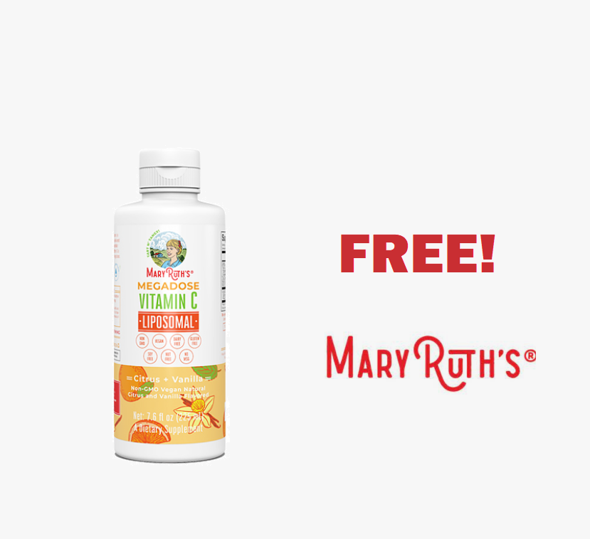 Image FREE Megadose Vitamin C Liposomal By MaryRuth’s & MORE!