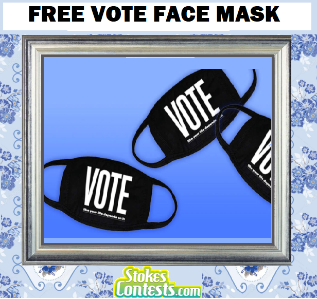 Image FREE Vote Face Mask