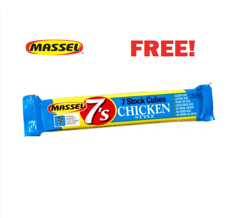 Image FREE  8GB Flash Drive, Massel 7’s Stock Cubes Chicken Style & MORE!