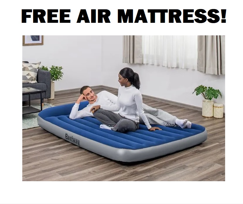 Image FREE Bestway Tritech Air Mattress Queen 12” 