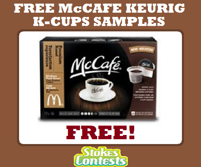 Image FREE McCafe Keurig K-Cups Samples