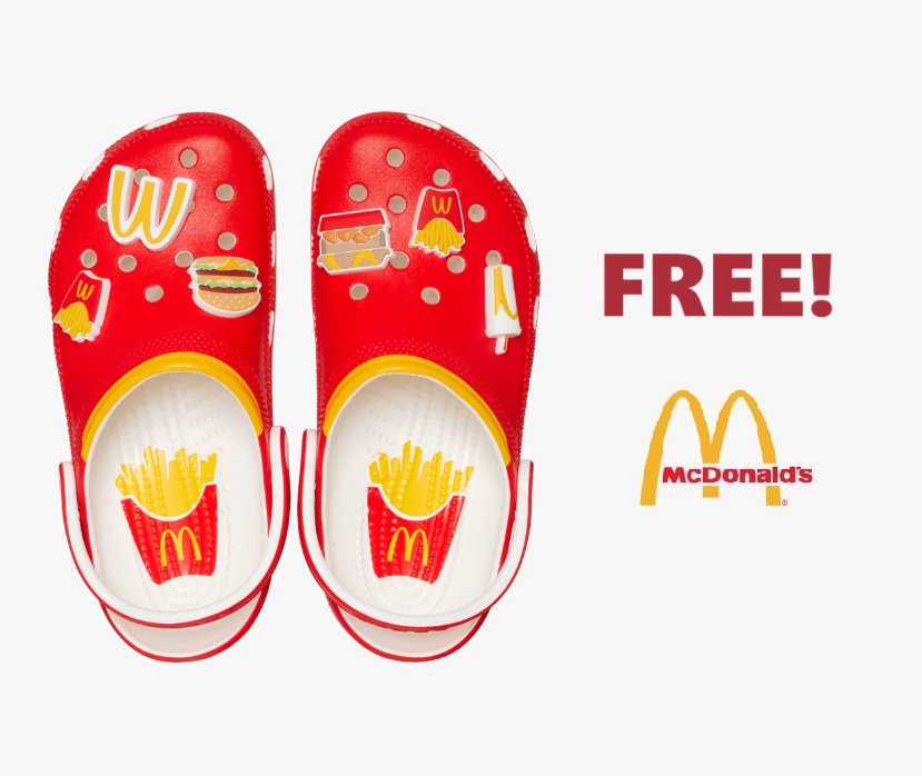 Image FREE McDonald’s Crocs, Christmas jumpers, Gloves, Socks & MORE!