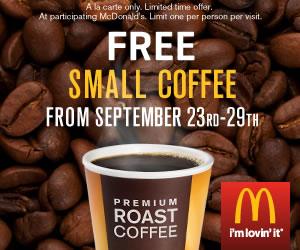 Image FREE Mcdonald’s Coffee