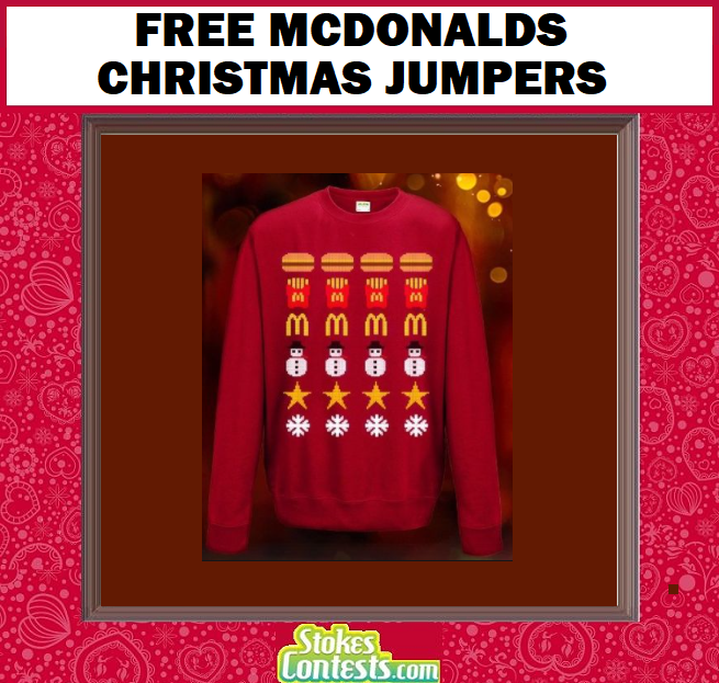 Image FREE McDonalds Christmas Jumpers