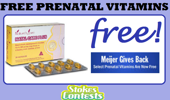 Image FREE Prenatal Vitamins at Meijer