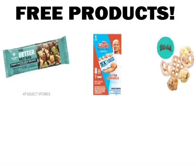 Image FREE Member’s Mark Better Nut Bar, Mr. Clean Magic Eraser Or Thinful Sea Salt Caramel 