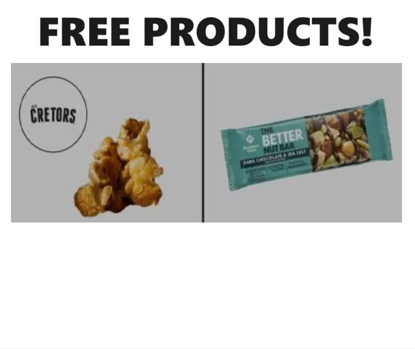 Image FREE Member’s Mark Better Nut Bar or G. H. Cretors -The Mix 