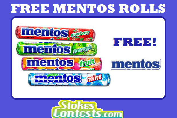 Image FREE Mentos Rolls! TODAY ONLY!