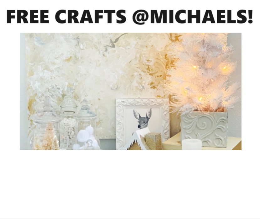 Image FREE Craft Events at Michaels this December!