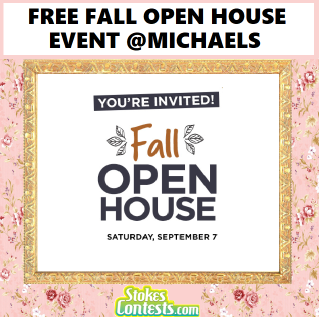 Image FREE Fall open House Event @Michaels