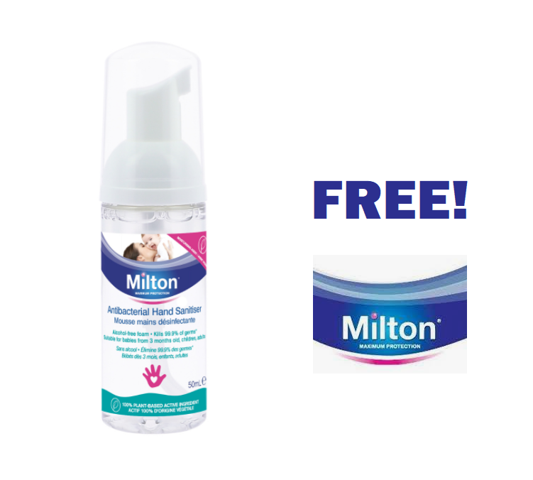 Image FREE Milton’s Hand Sanitiser