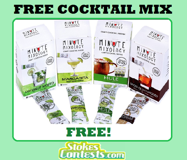 Image FREE Minute Mixology Cocktail Mix