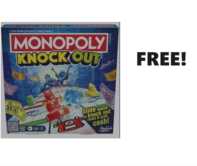 Image FREE Monopoly Knock Out Game