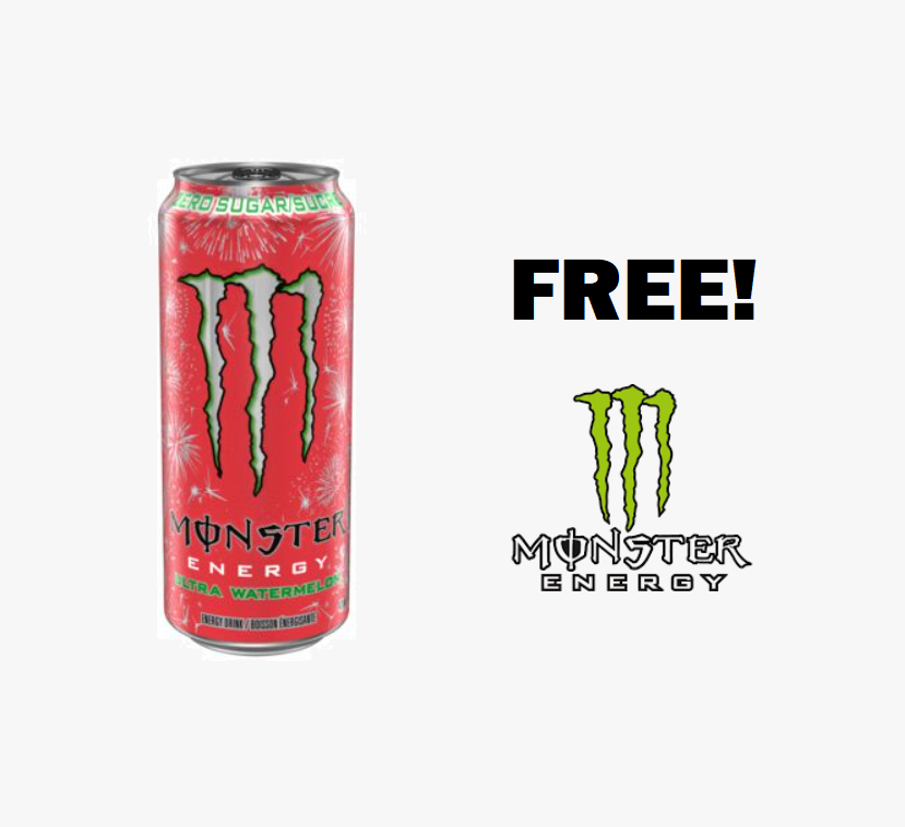 Image FREE 12 Oz Monster Watermelon! TODAY ONLY!