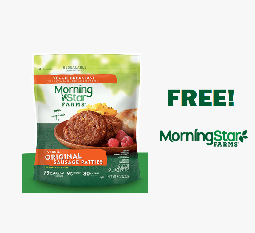 Image FREE MorningStar Farms Veggie Sausage Patties