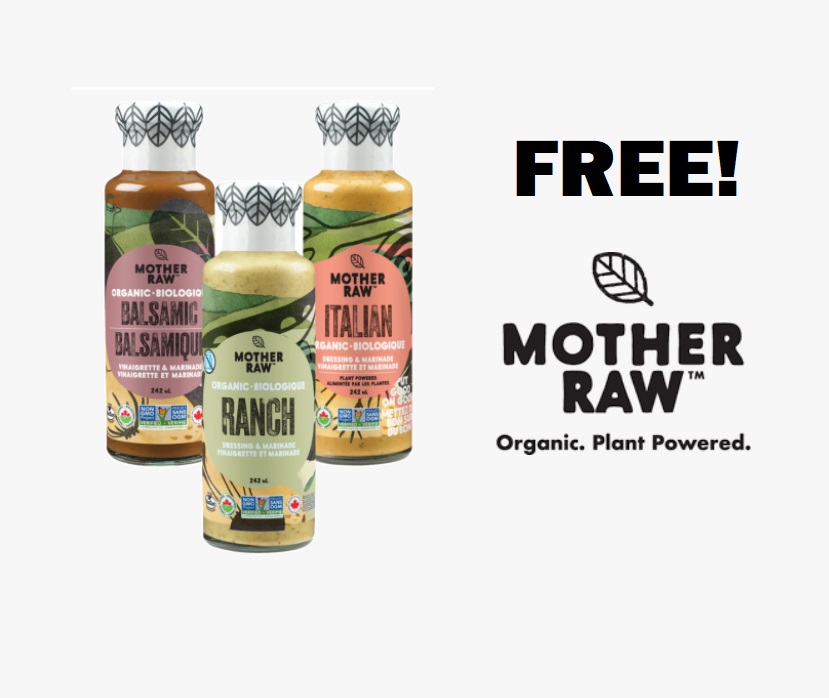 Image FREE Bottle of Mother Raw Organic Dressings