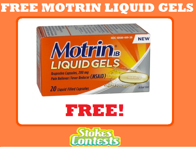 Image FREE Motrin Liquid Gels