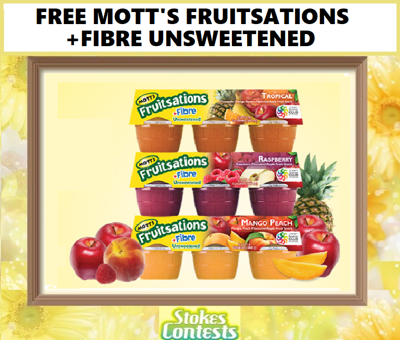 Image FREE Mott's Fruitsations +Fibre Unsweetened