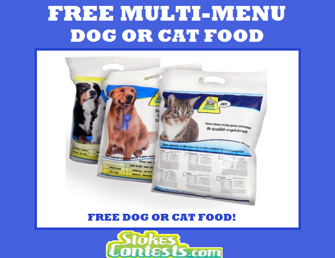 Image FREE Multi Menu Dog or Cat Food Samples