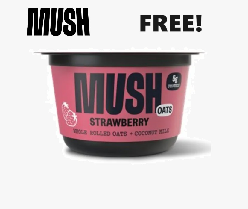 Image FREE MUSH Whole Rolled Oats + Coconut Milk 5oz Cup