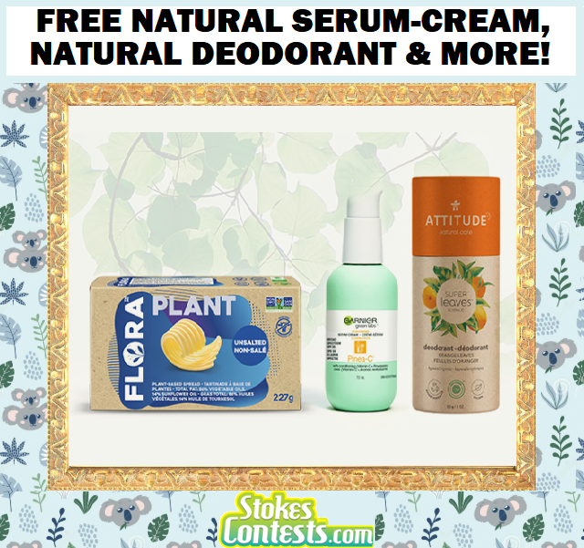 Image FREE Natural Serum-Cream, Natural Deodorant & MORE!