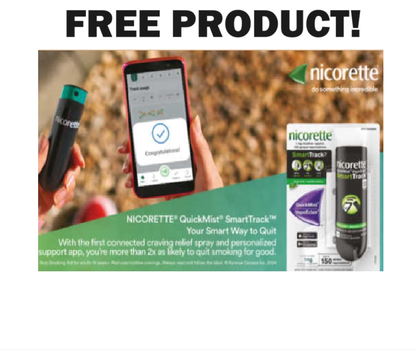 Image FREE Nicorette QuickMist SmartTrack! (must apply)