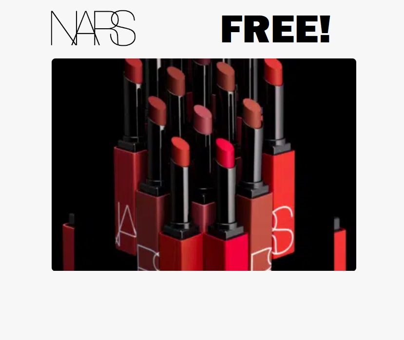 Image FREE Nars Powermatte Lipstick