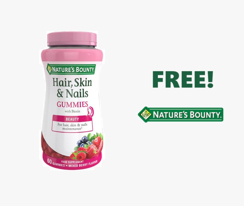 Image FREE Bottle of Nature's Bounty Vitamin gummies