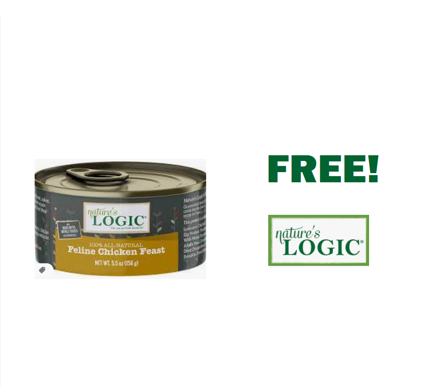 Image 2 FREE Cans of Nature’s Logic Cat Food