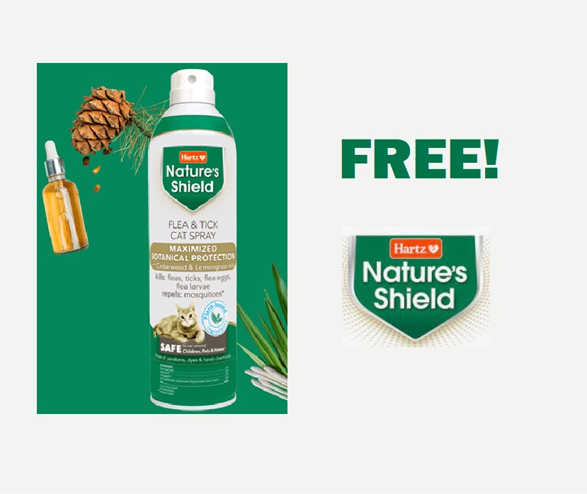 Image FREE Nature’s Shield Flea & Tick Cat Spray