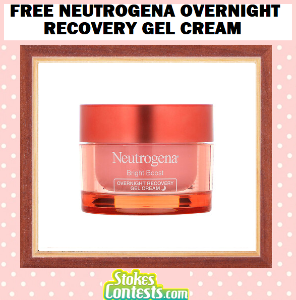 Image FREE Neutrogena Bright Boost Overnight Recovery Gel Cream