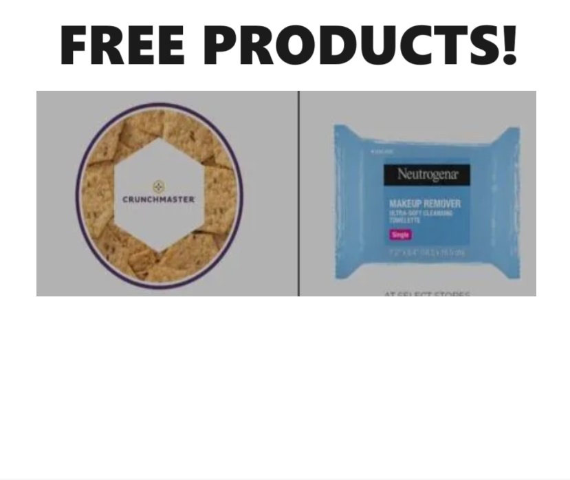 Image FREE Neutrogena Makeup Remover Cleansing Towelette or Crunchmaster Crackers