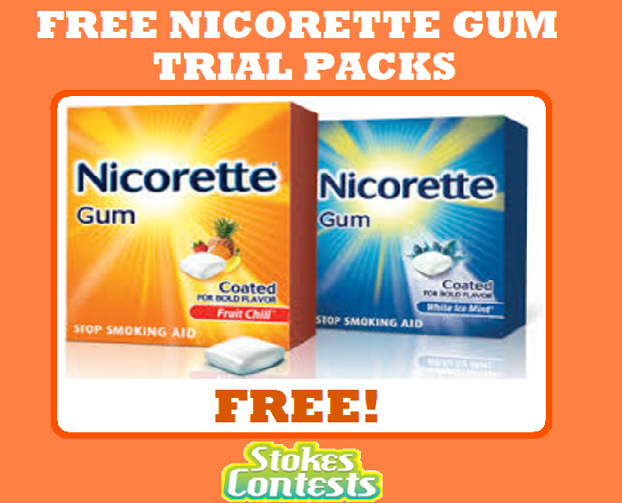 Image FREE Nicorette Gum Trial Packs (ON, SK, MB, NB, YT, PEI) ONLY