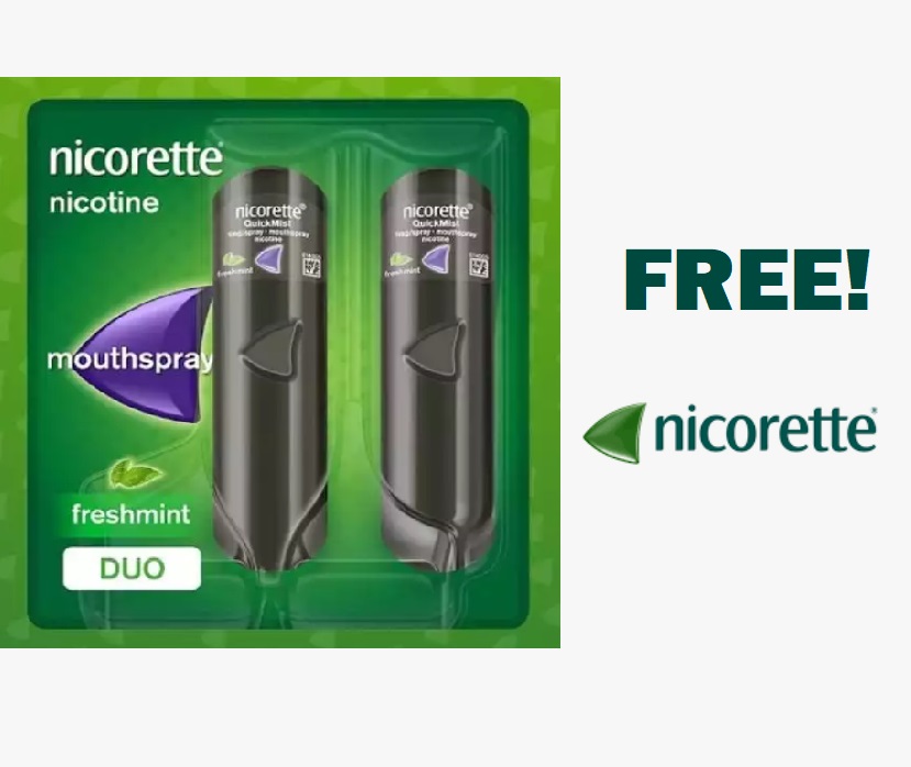 Image FREE Nicorette QuickMist Mouth Spray