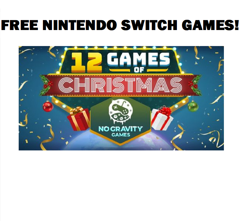 Image FREE Nintendo Switch Games for 12 DAYS!